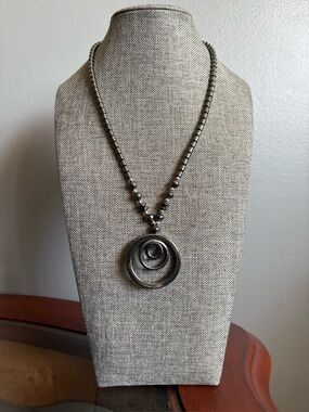 Hematite Pendant Necklace